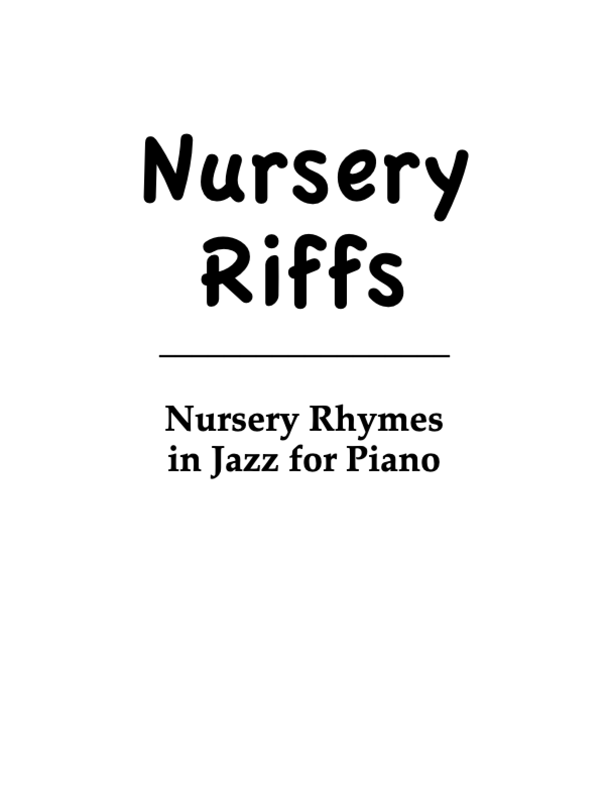 Nursery Riffs