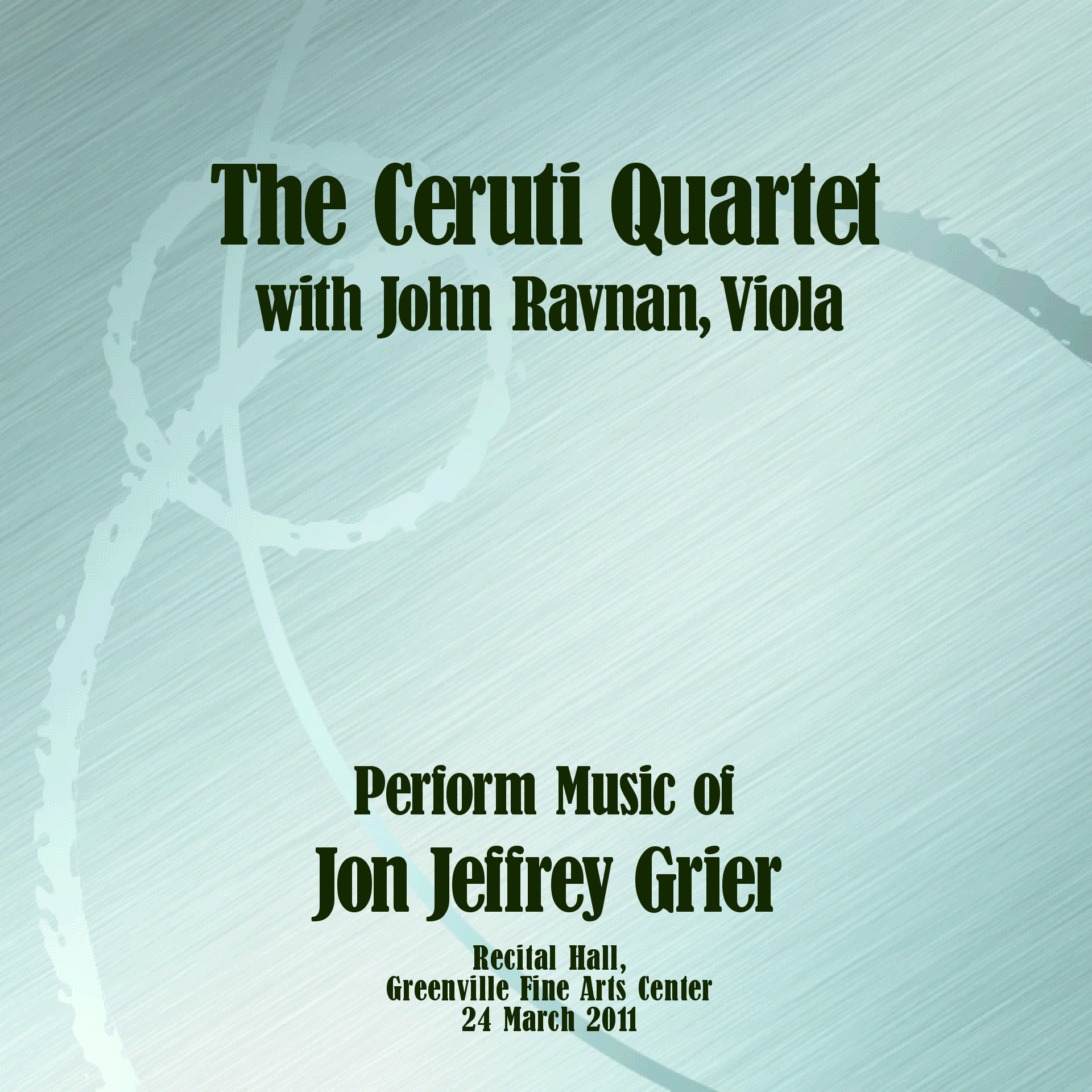 The Ceruti Quartet Live at the Fine Arts Center