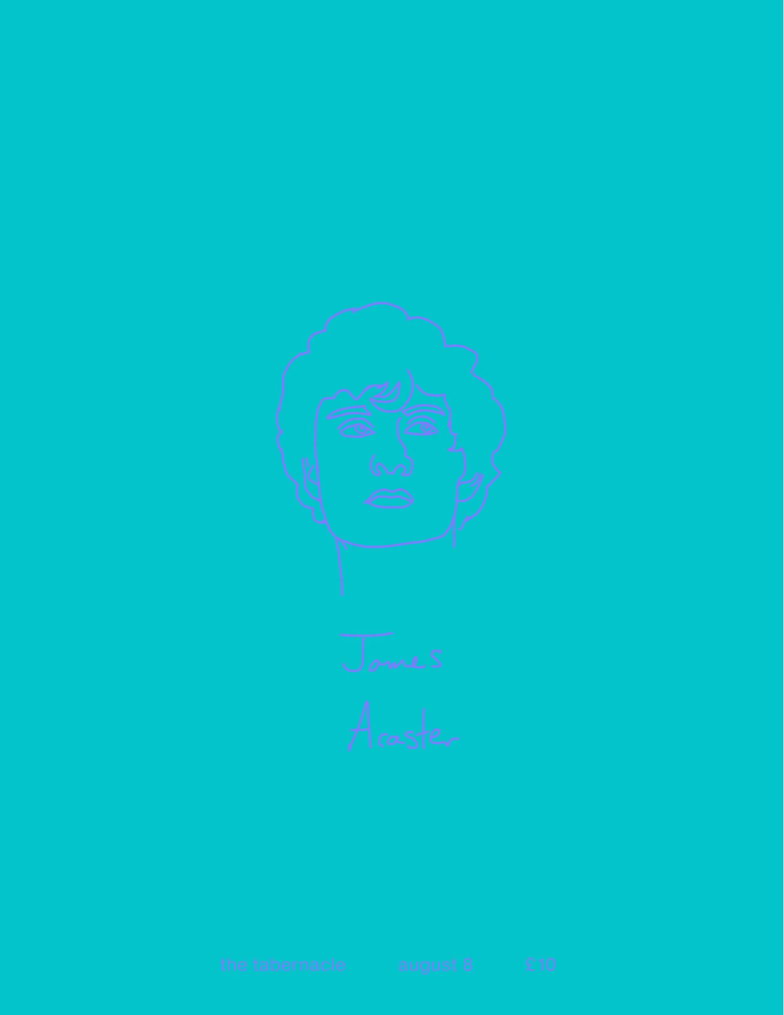 james acaster tour poster