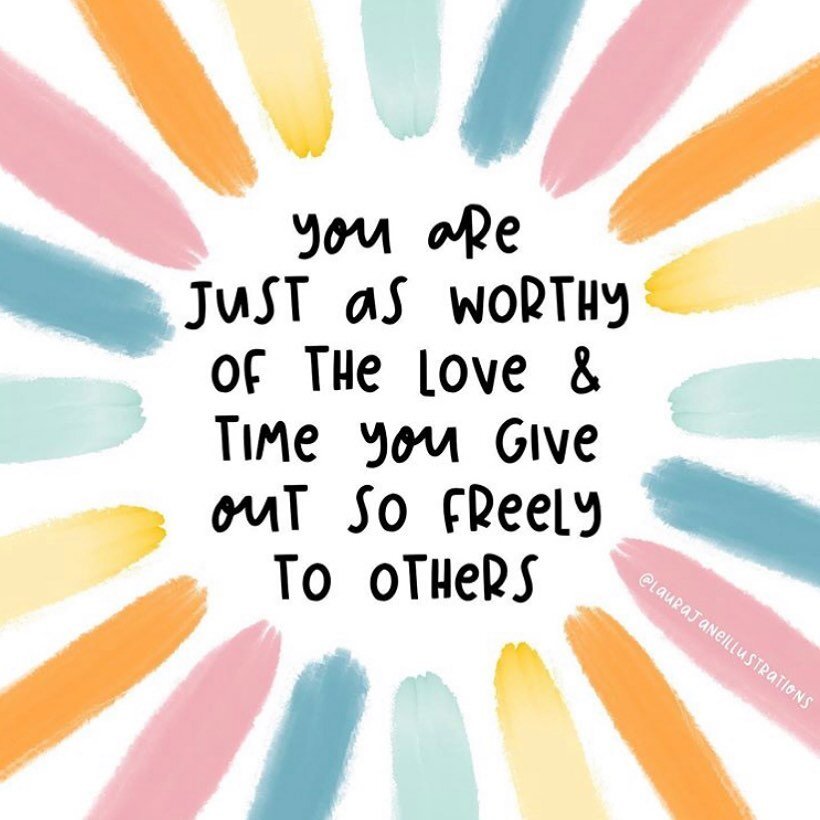 Take time to take care of yourself this weekend.  Whatever your favorite things are - I hope your weekend is full of them. 💖

#takecareofyou #weekendwishes #momshelpingmoms #selfcompassionchallenge