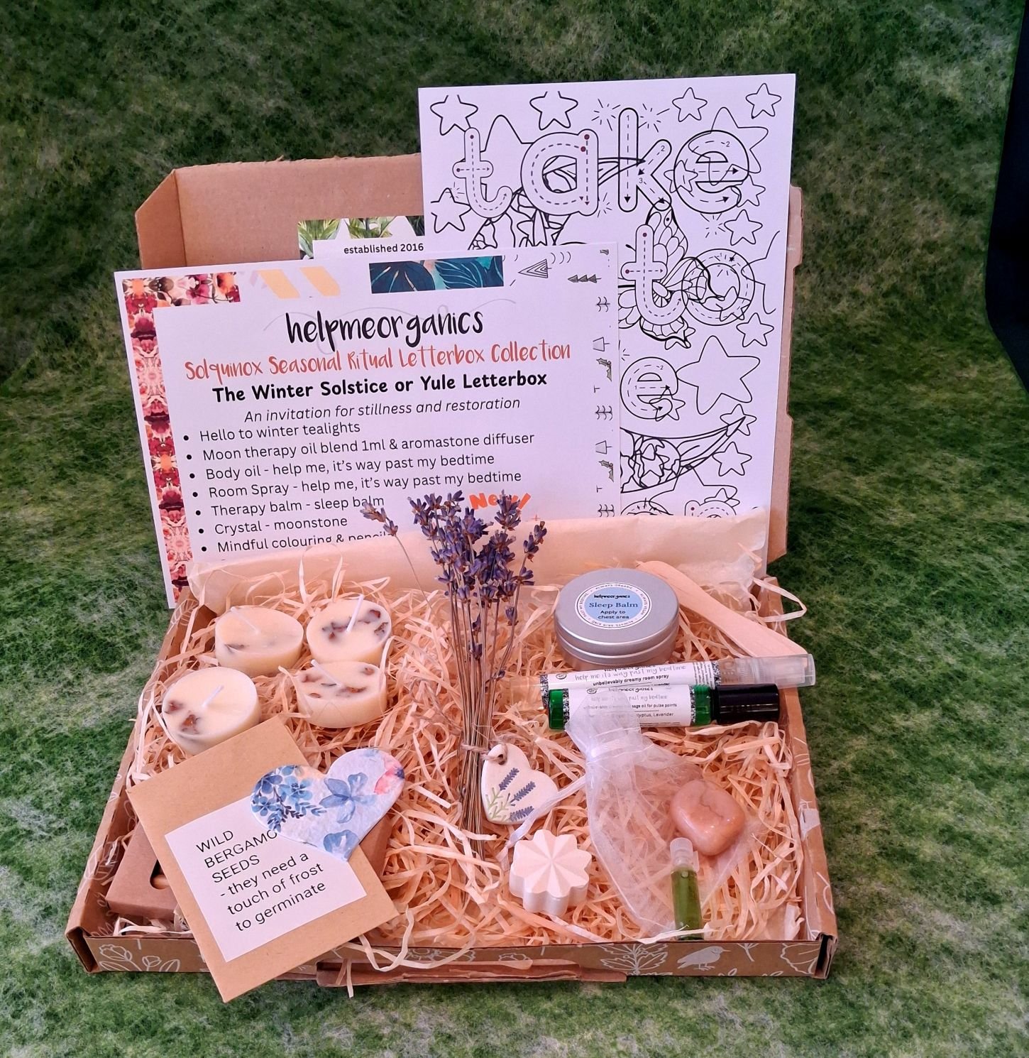 Winter Solstice Solquinox Seasonal Ritual Letterbox Gift