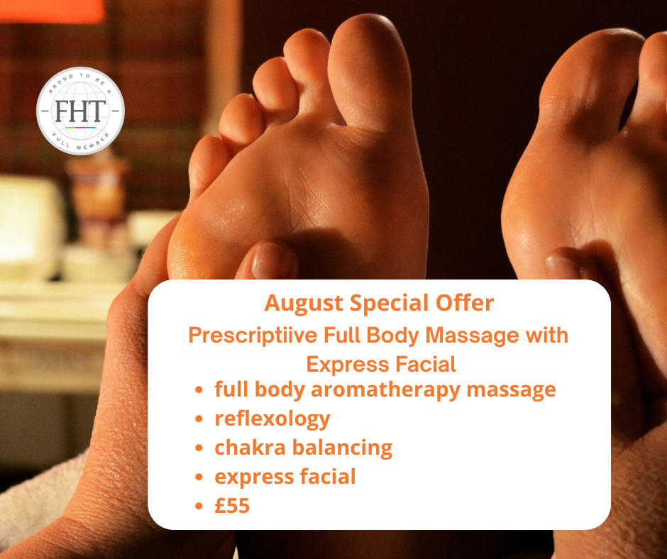 Monthly Spa Special – Massage, Reflexology & Facials