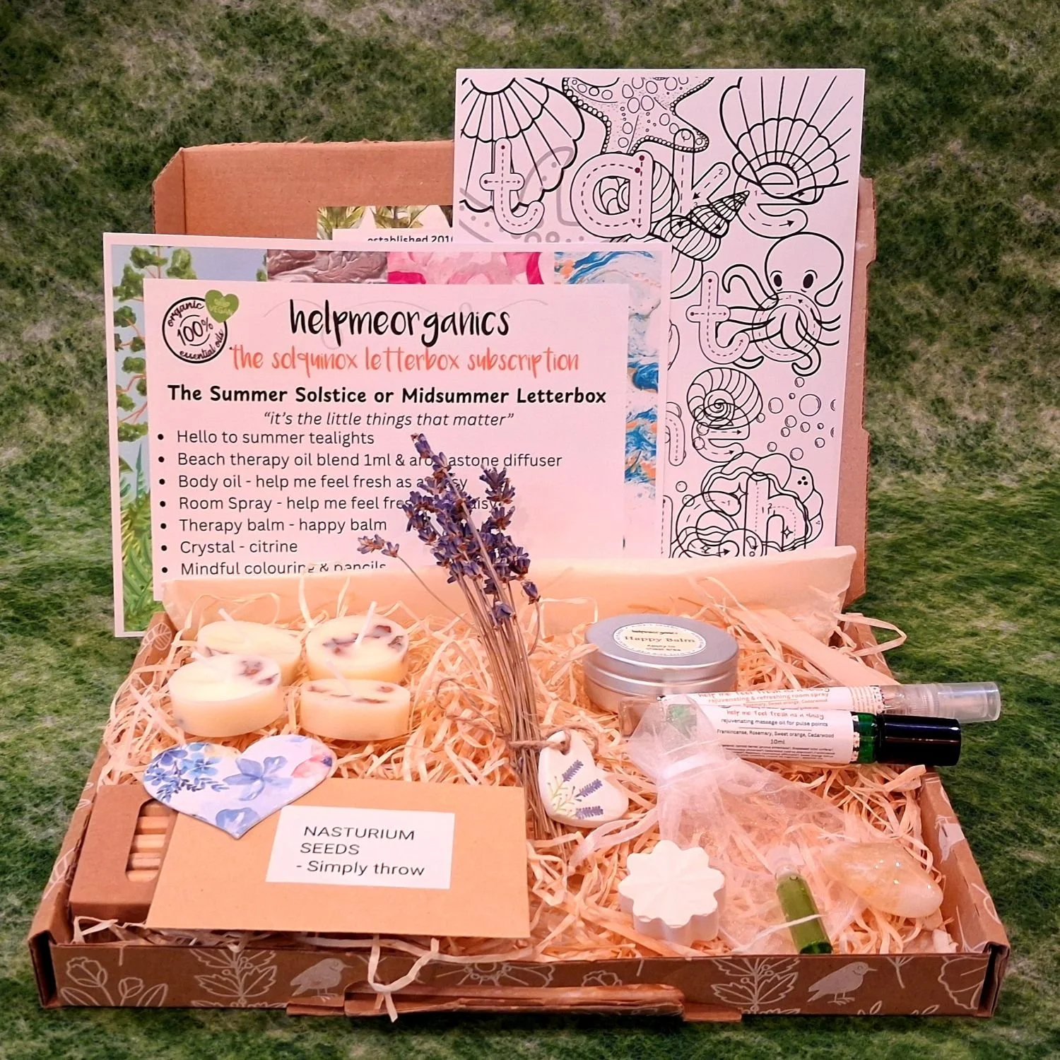 Summer Solstice Letterbox Gift | Helpmeorganics