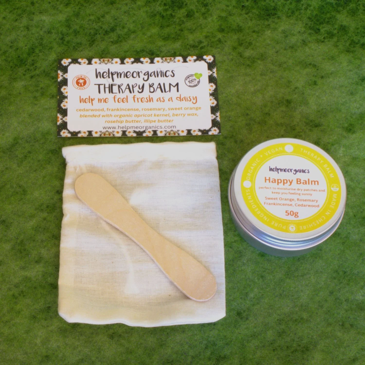 Happy Therapy Balm 50g | Natural Uplifting Aromatherapy Balm