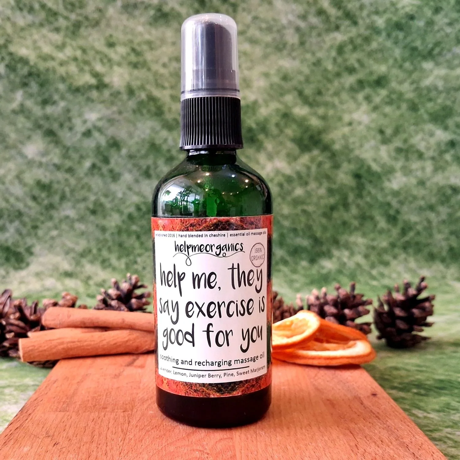 Feel Energised Organic Massage Oil | 100ml