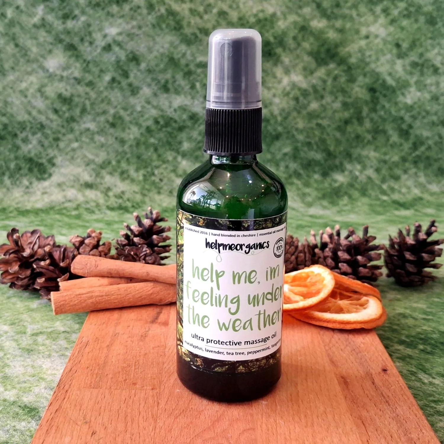Breathe Easy Massage Oil 100ml | Helpmeorganics