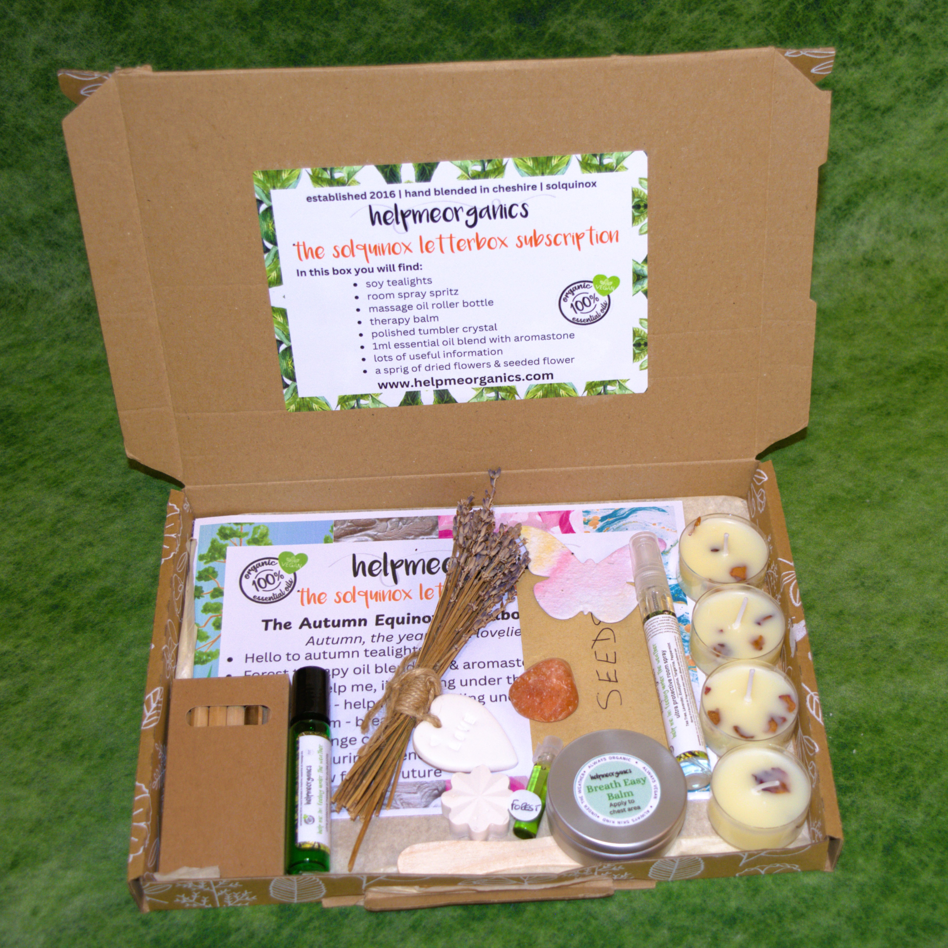 have a peep inside our autumn equinox letterbox
