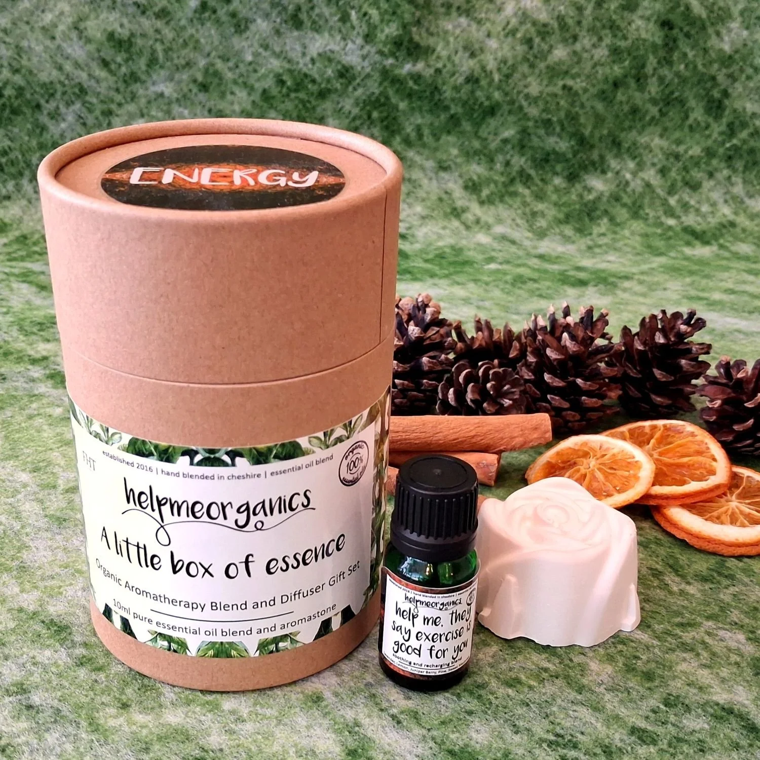 Feel Energised Little Box of Essence gift set | Helpmeorganics