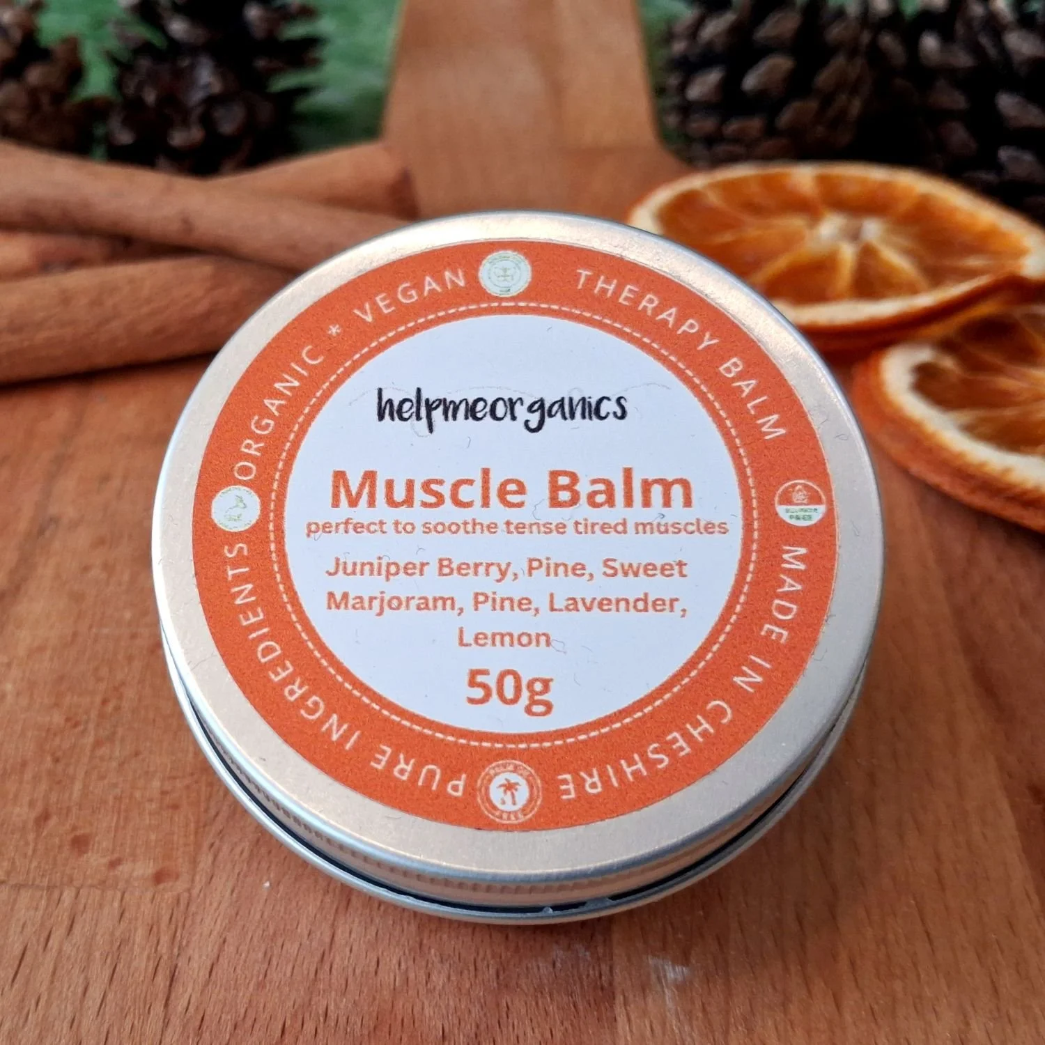 Feel Energised Muscle Balm | Helpmeorganics