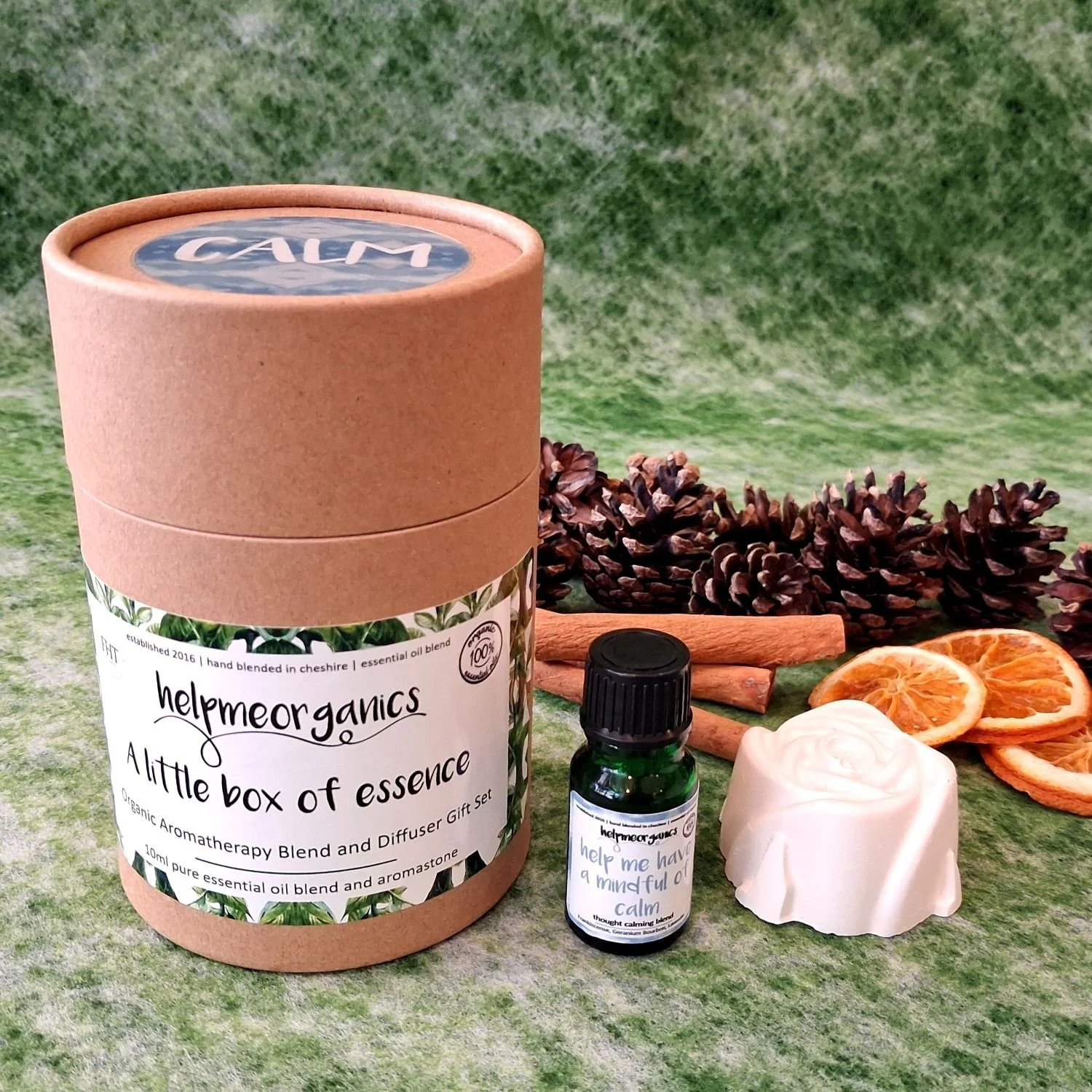 Find Your Calm Little Box of Essence gift set | Helpmeorganics