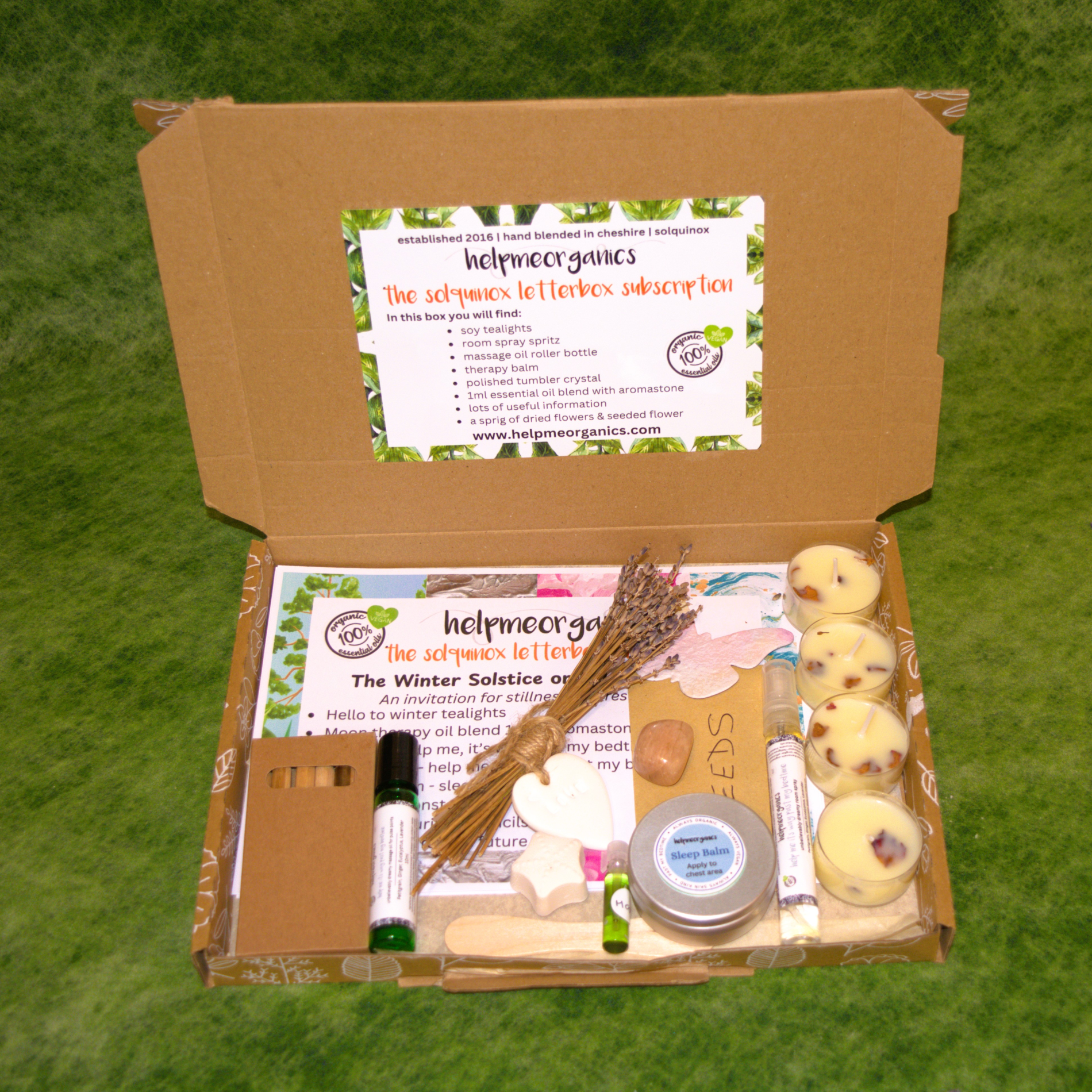 have a look inside our Winter Solstice Letterbox