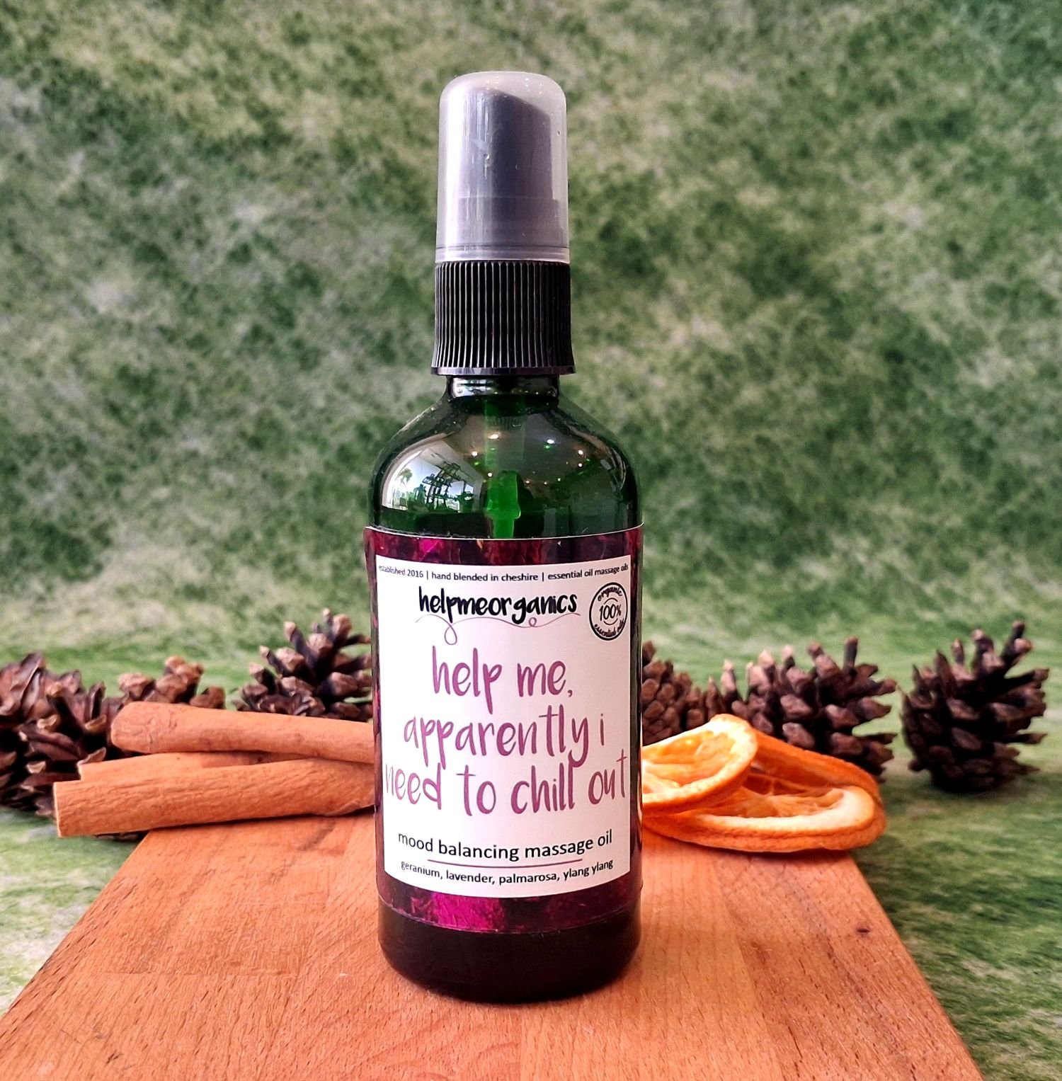 Emotional Reset Massage Oil 100ml | Helpmeorganics
