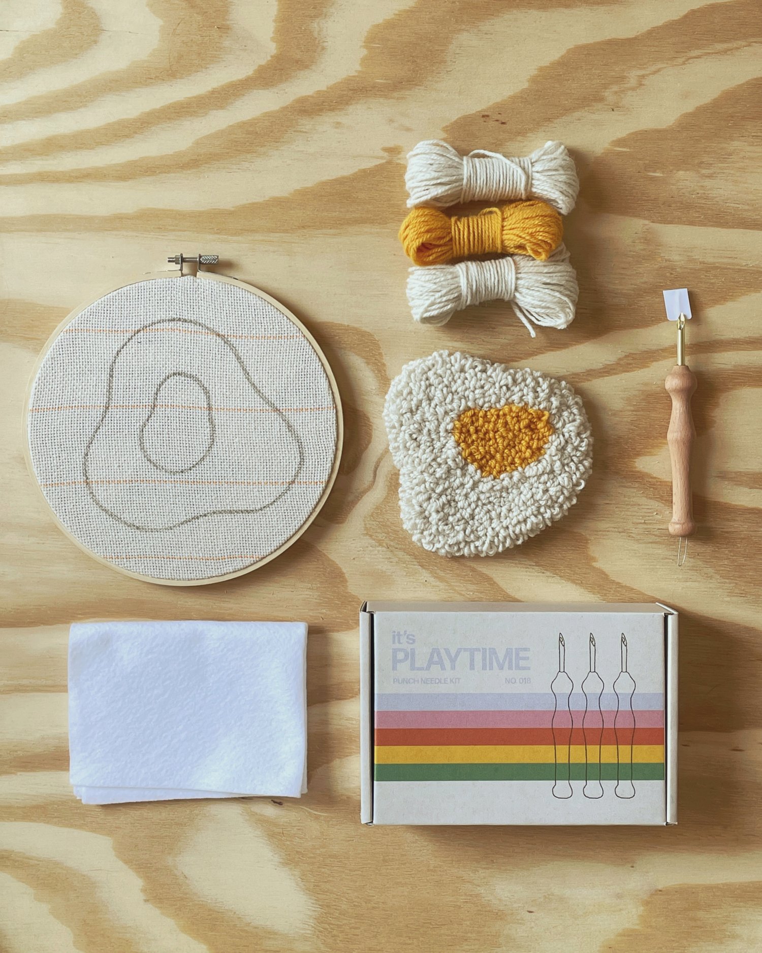 Egg Punch Needle Kit — LMTWEET