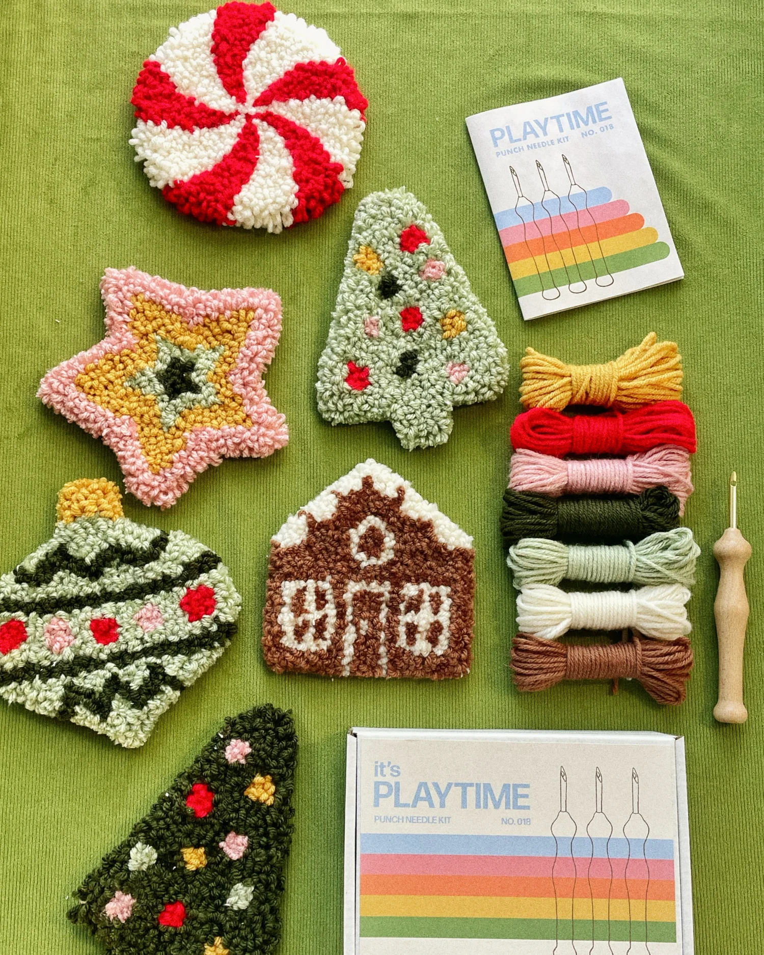 Festive Punch Needle Kits — LMTWEET | art & design