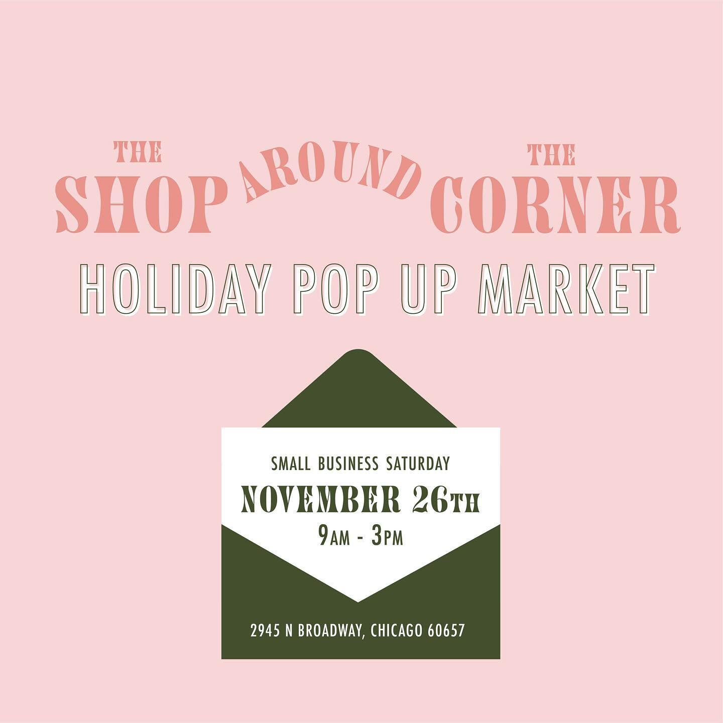 💕 You&rsquo;ve Got Mail stans, this one&rsquo;s for you 💕
Join us for our first ever #ShopAroundtheCorner Holiday Market! We&rsquo;ll be joined by seven incredible local artisans and makers for this Kathleen Kelley-approved pop up shop to celebrate