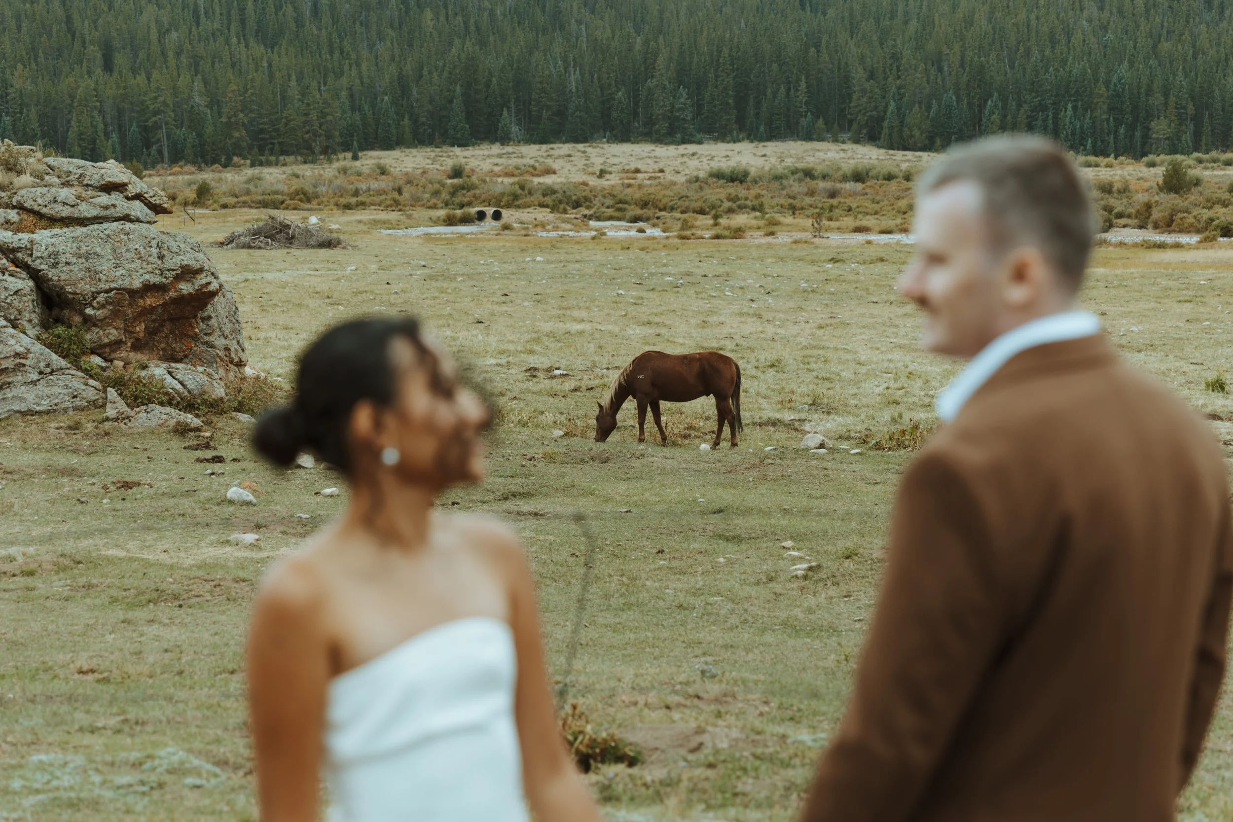 Guanella Pass Fall Elopement in Colorado | Intimate Mountain Wedding Inspiration