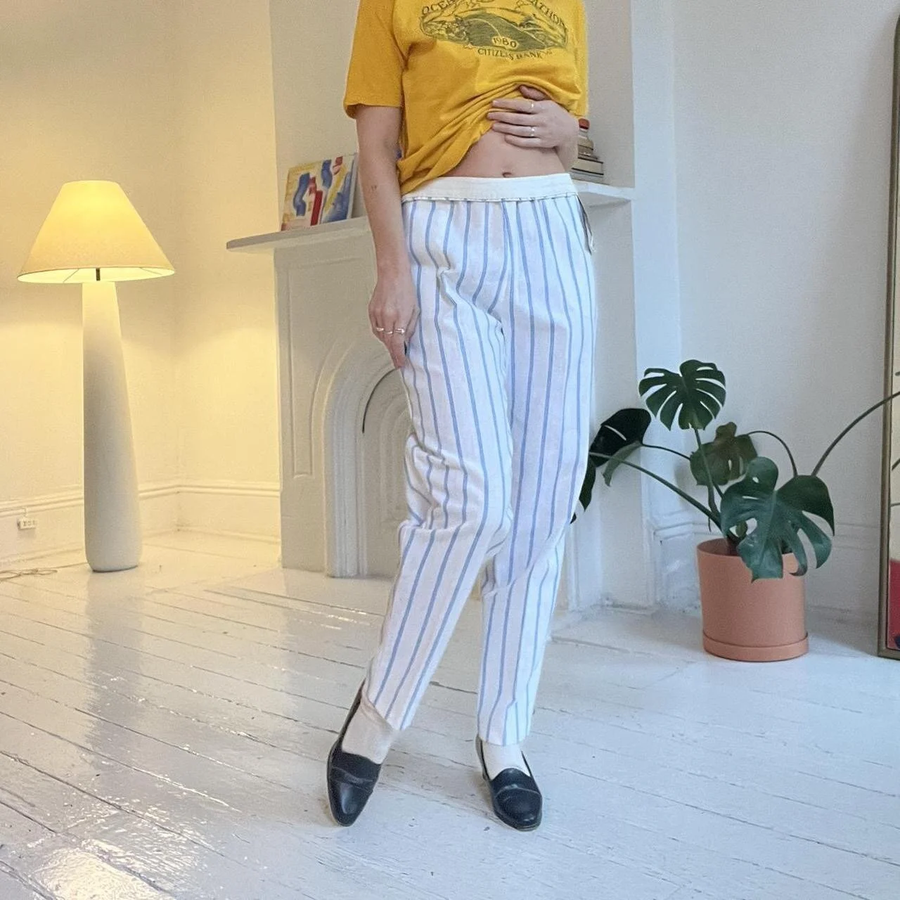 80s striped deals pants
