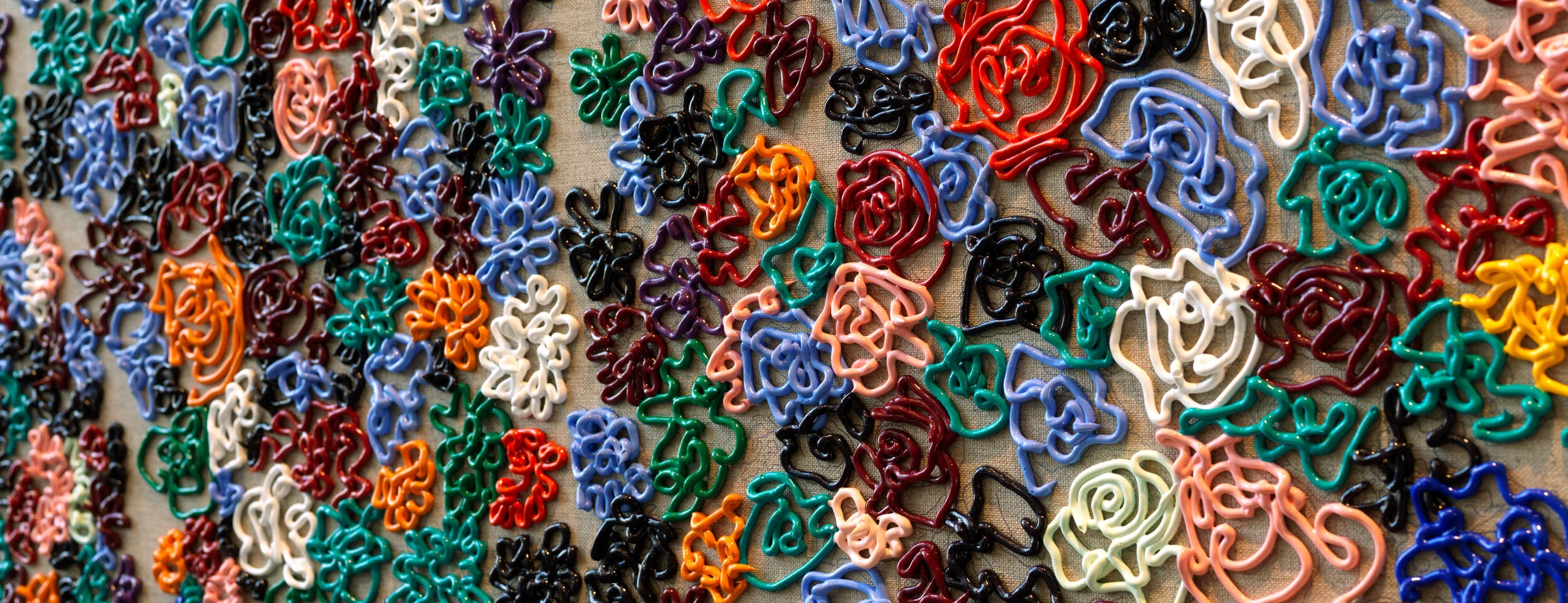 Polychrome Rose Parade (Detail)