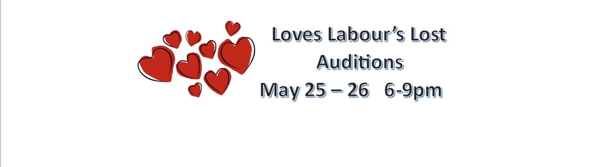 Loves Labour’s Lost Auditions