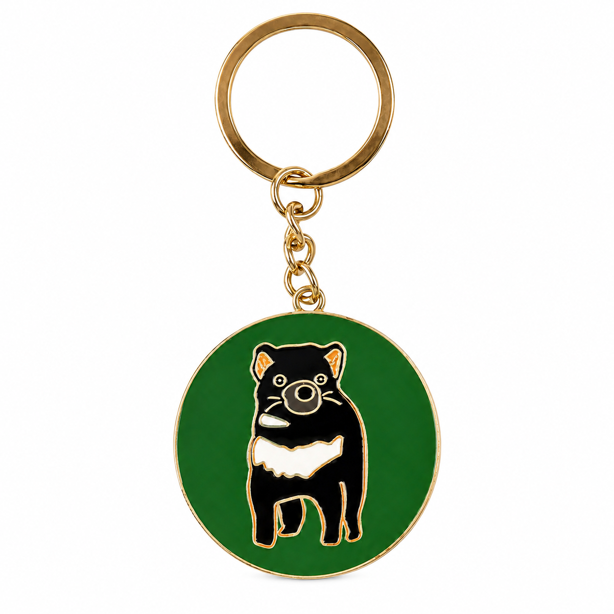 Red Parka - Tasmanian Devil Keyring