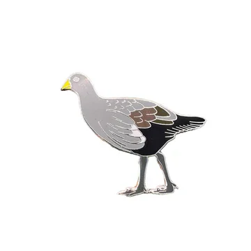Red Parka - Tasmanian Native Hen Pin