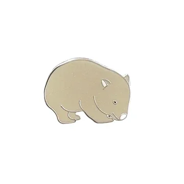 Red Parka - Wombat Pin