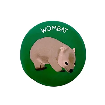Red Parka - Wombat Bottle Opener Magnet