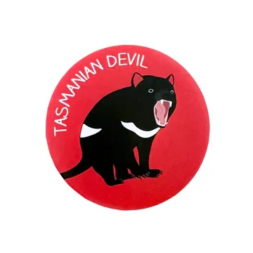 Red Parka - Tasmanian Devil Bottle Opener Magnet