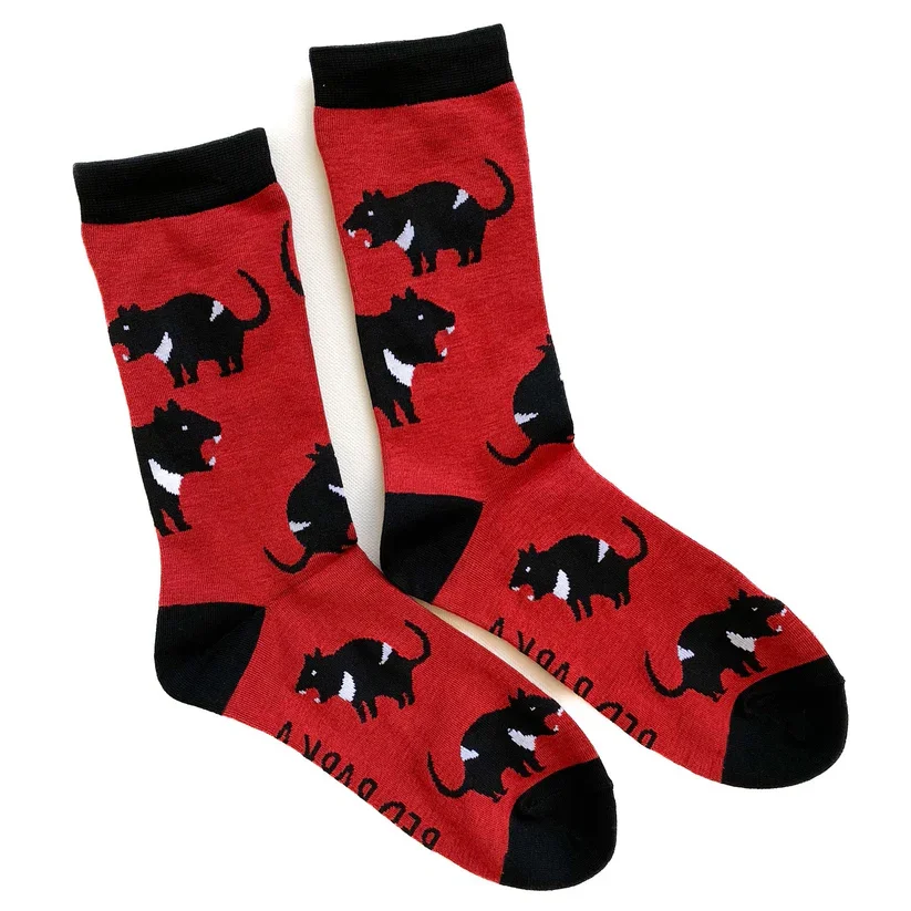 Red Parka - Red Devil Socks
