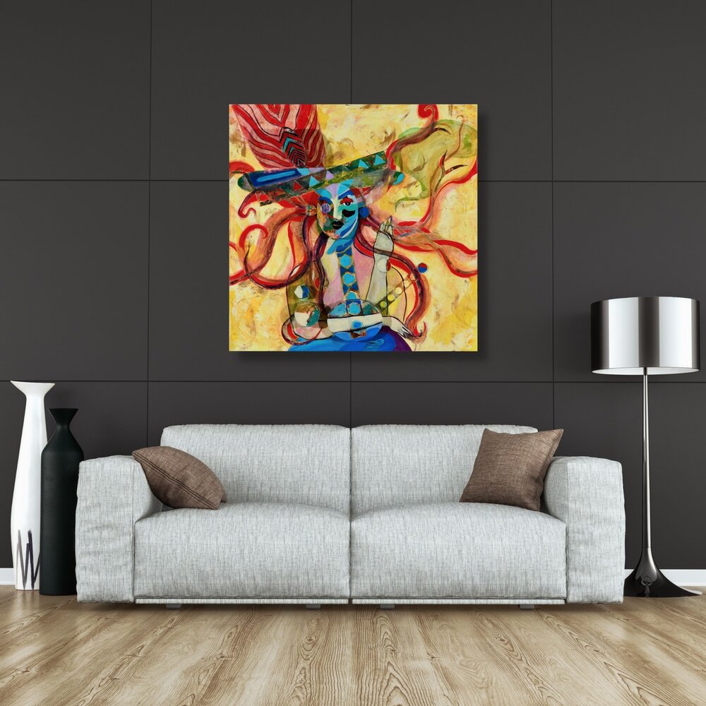 Octopus Woman - Sofa wall.jpg