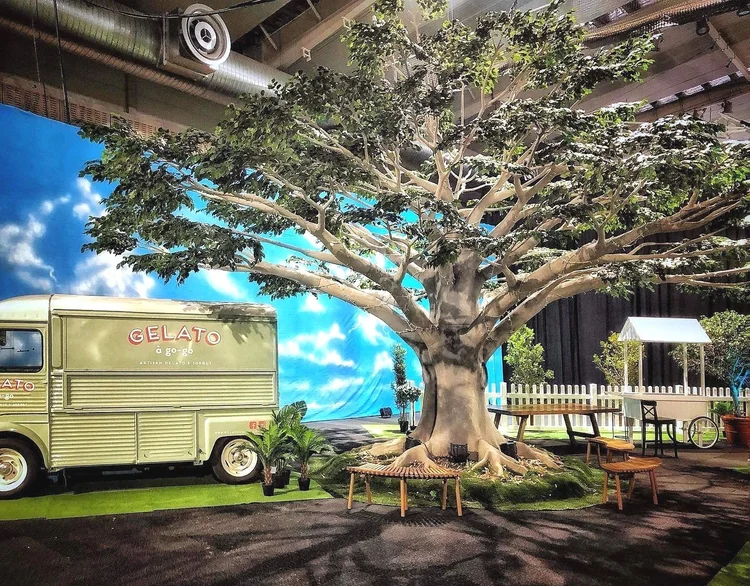 Giant 6m Handcrafted Artificial Fig Tree — Autumn Grove Events