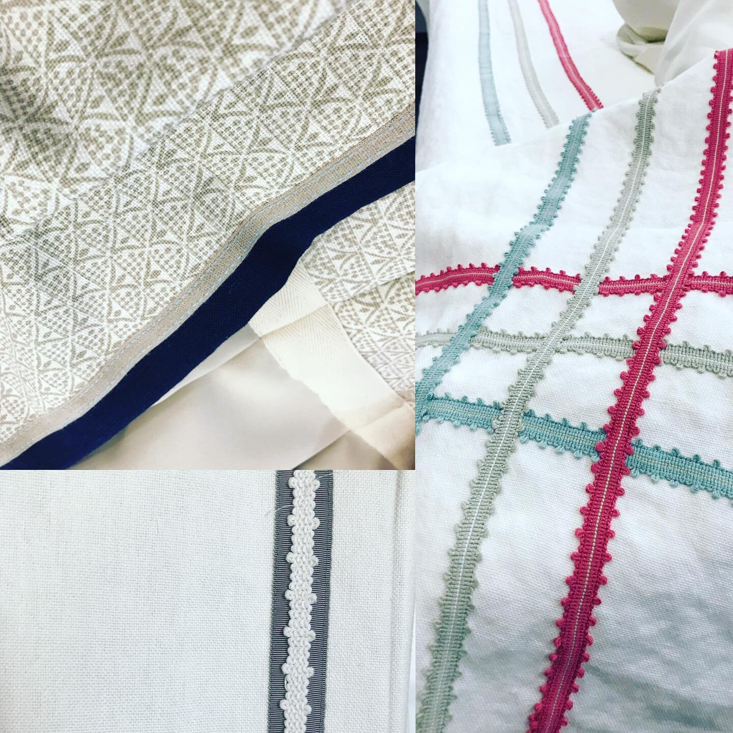 There are many ways to use a braid on a curtain . 
.
.
.
.
#stitchesbespoke #finecurtainmaking #braidoncurtains #stitchessoftfurnishings