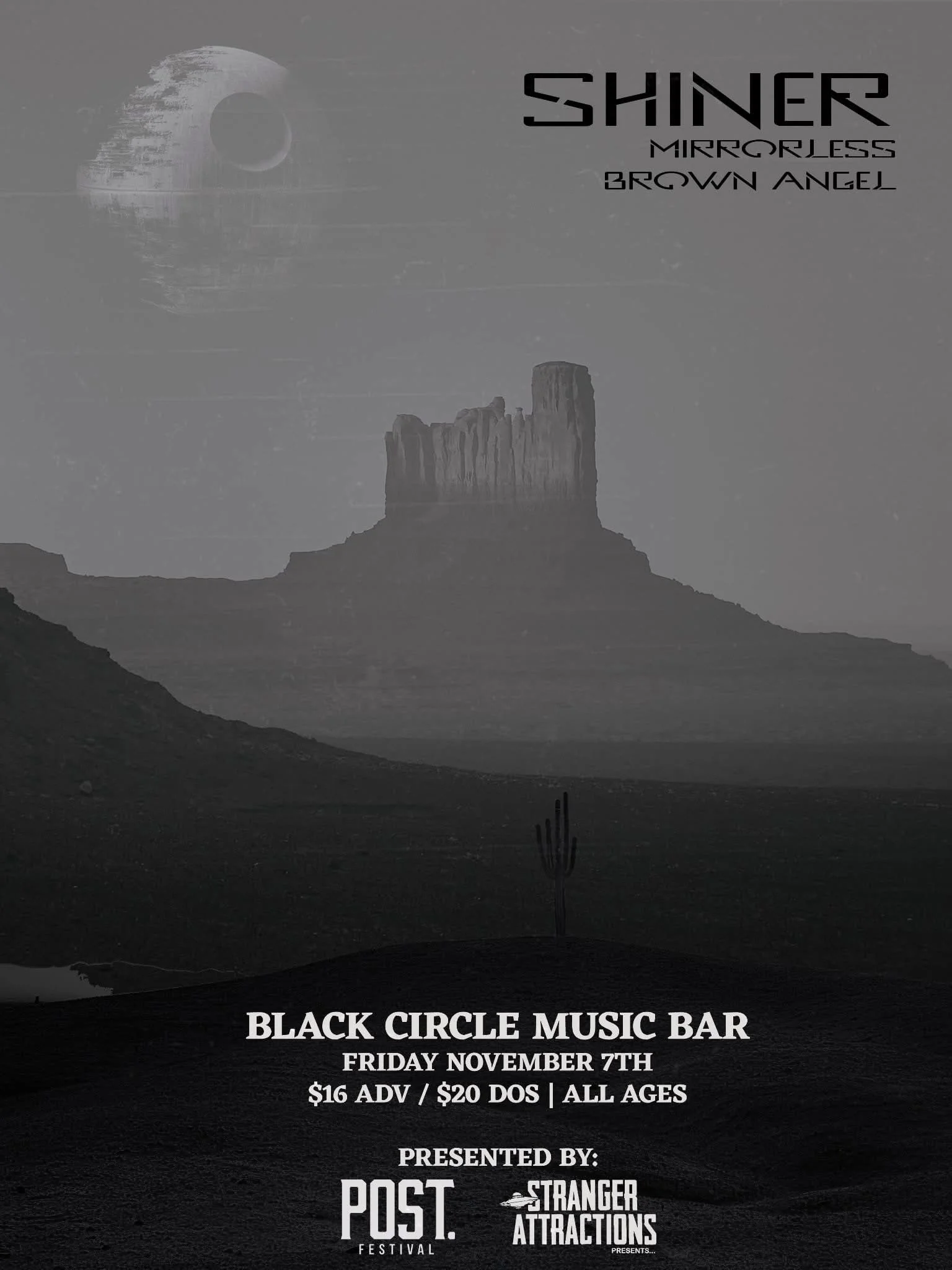 POST. & Stranger Attractions Presents Shiner