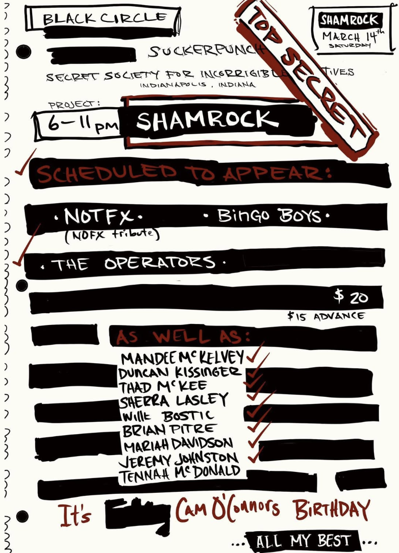 Cam O'Connor Birthday Variety Show Extravaganza