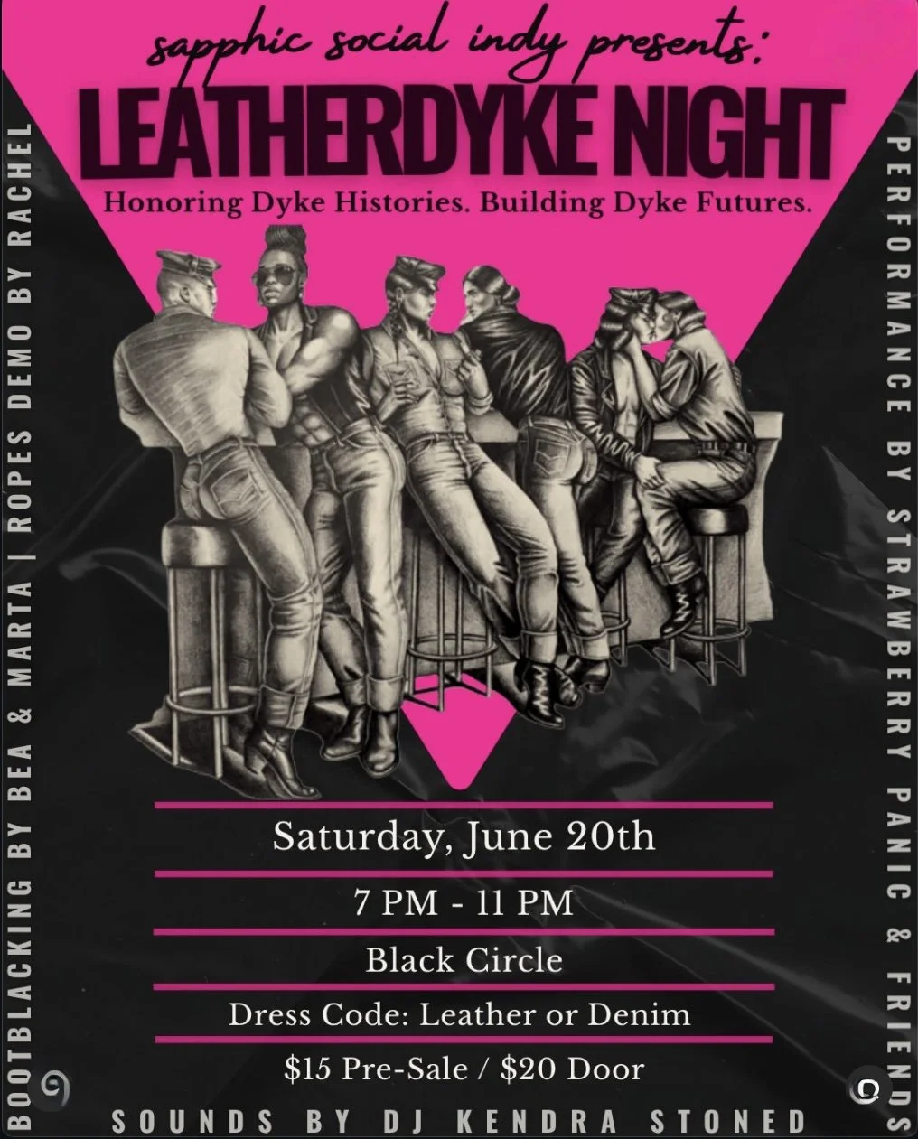 Sapphic Social Indy Presents Leatherdyke Night