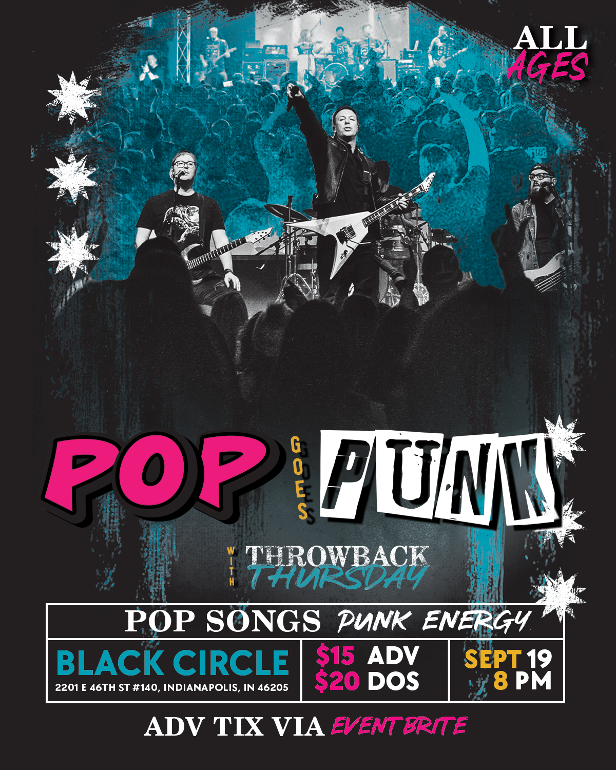 Black Circle Presents Pop Goes Punk with Throwback Thursday