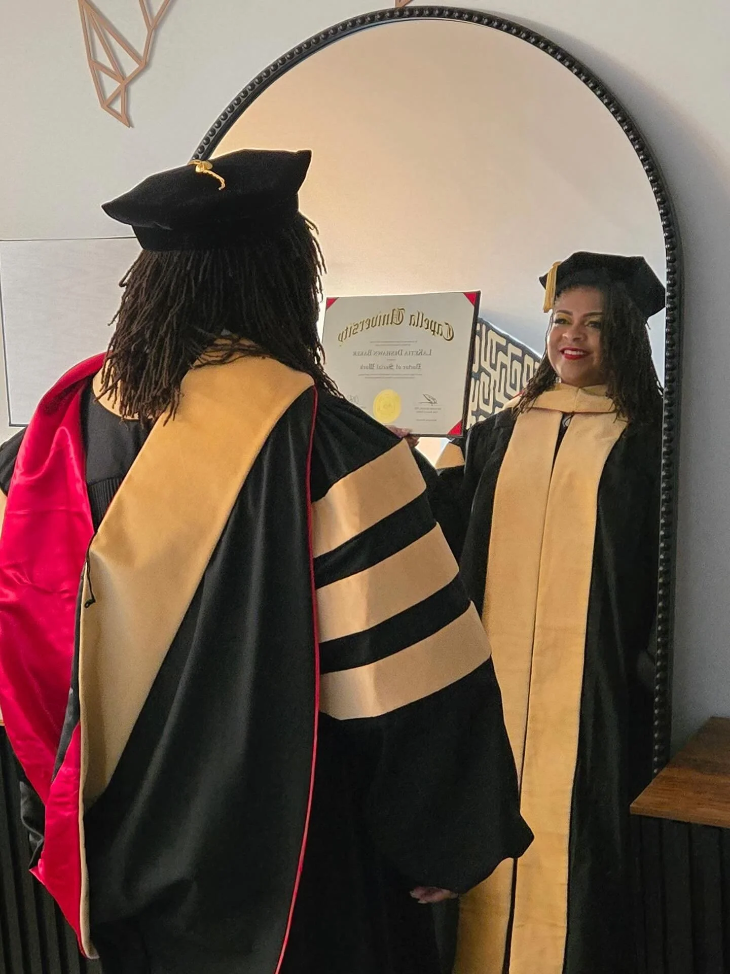 🎓 Congratulations, Dr. LaKetia D. Baker! 🎓 
Saturday, September 6, 2025, the owner and founder of Purposed Healing, LLC, officially celebrated the completion of her doctoral journey, walking the stage and being honored for her earned Doctor of Soci