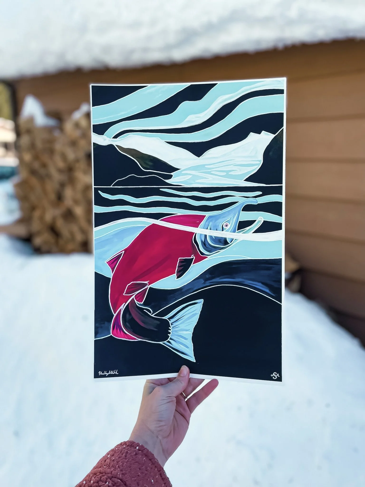Winter Sockeye Print
