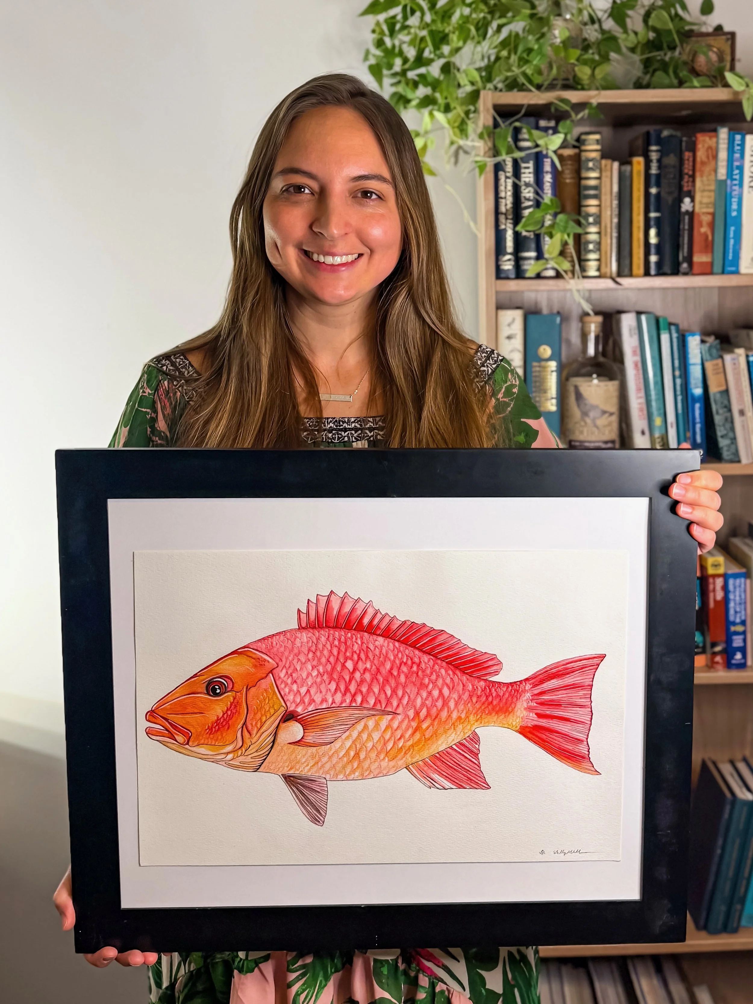 Red Snapper Original Watercolor