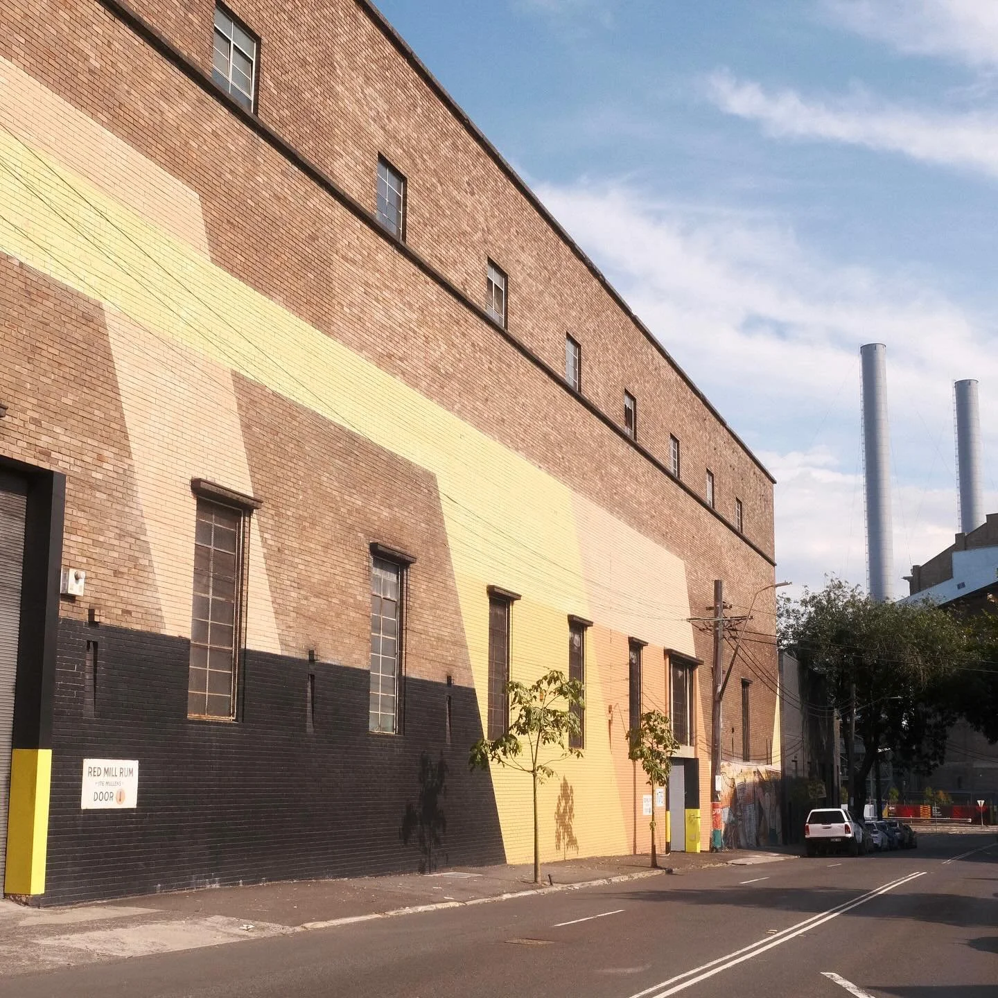 Ending the year with a DA approval from @innerwestcouncil for the @redmillrumco distillery at White Bay, Rozelle. The approval is for a new distillery and cellar door featuring the speciality rum. Happy holidays! 

Pictured here is the existing facad