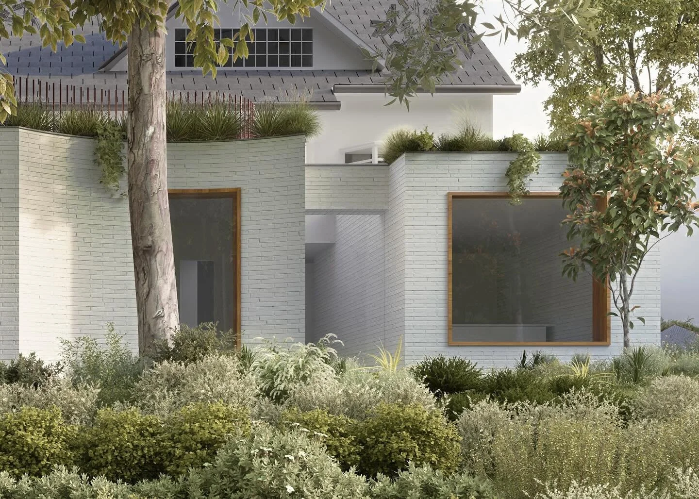 Proposed concept for our Bellevue Hill House which includes a new level and connection under the existing dwelling.

Render by @realisingvisuals