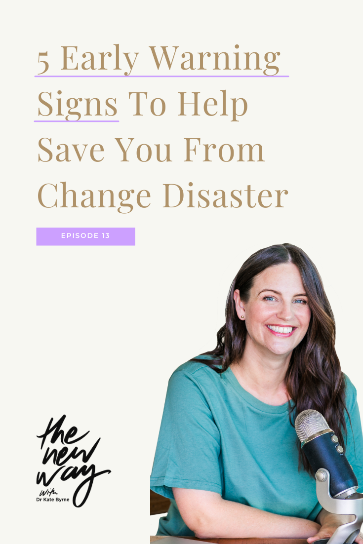 5 Early Warning Signs To Help Save You From Change Disaster