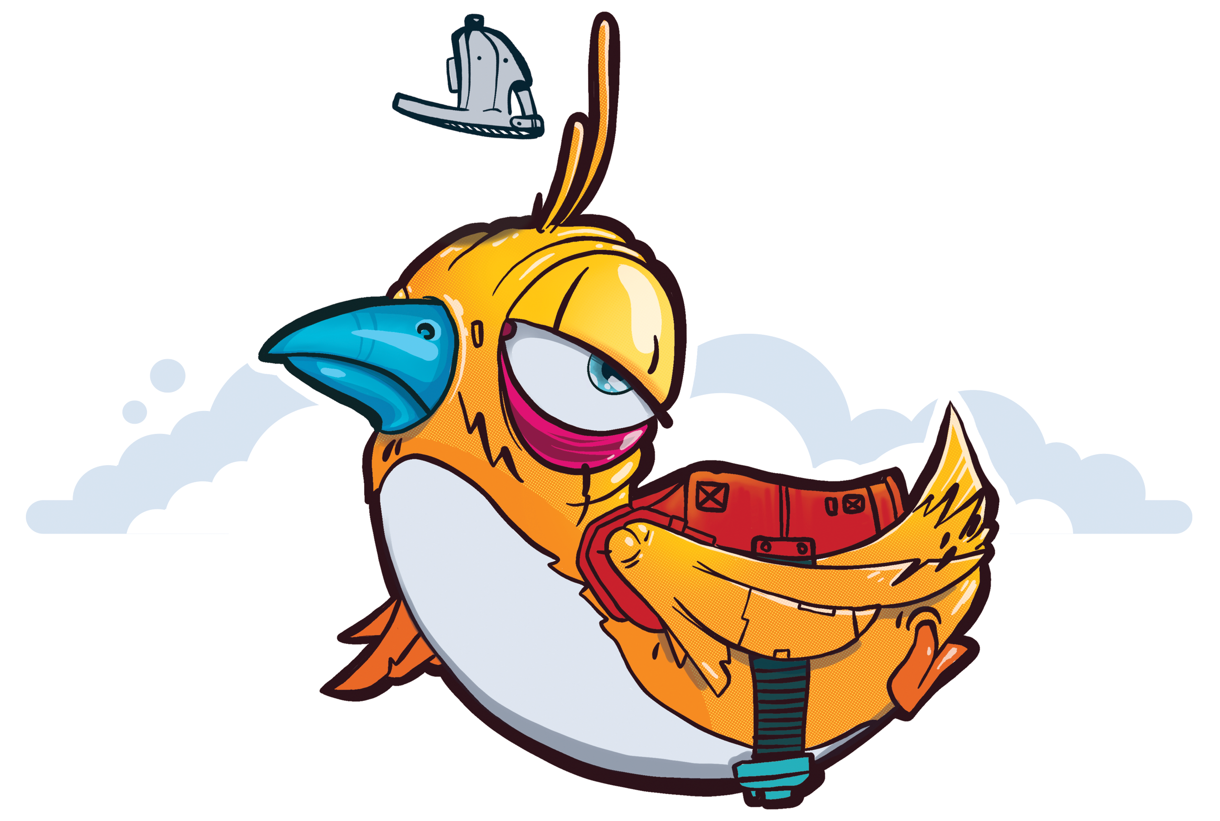 Free Bird Illustration for apparel & merch