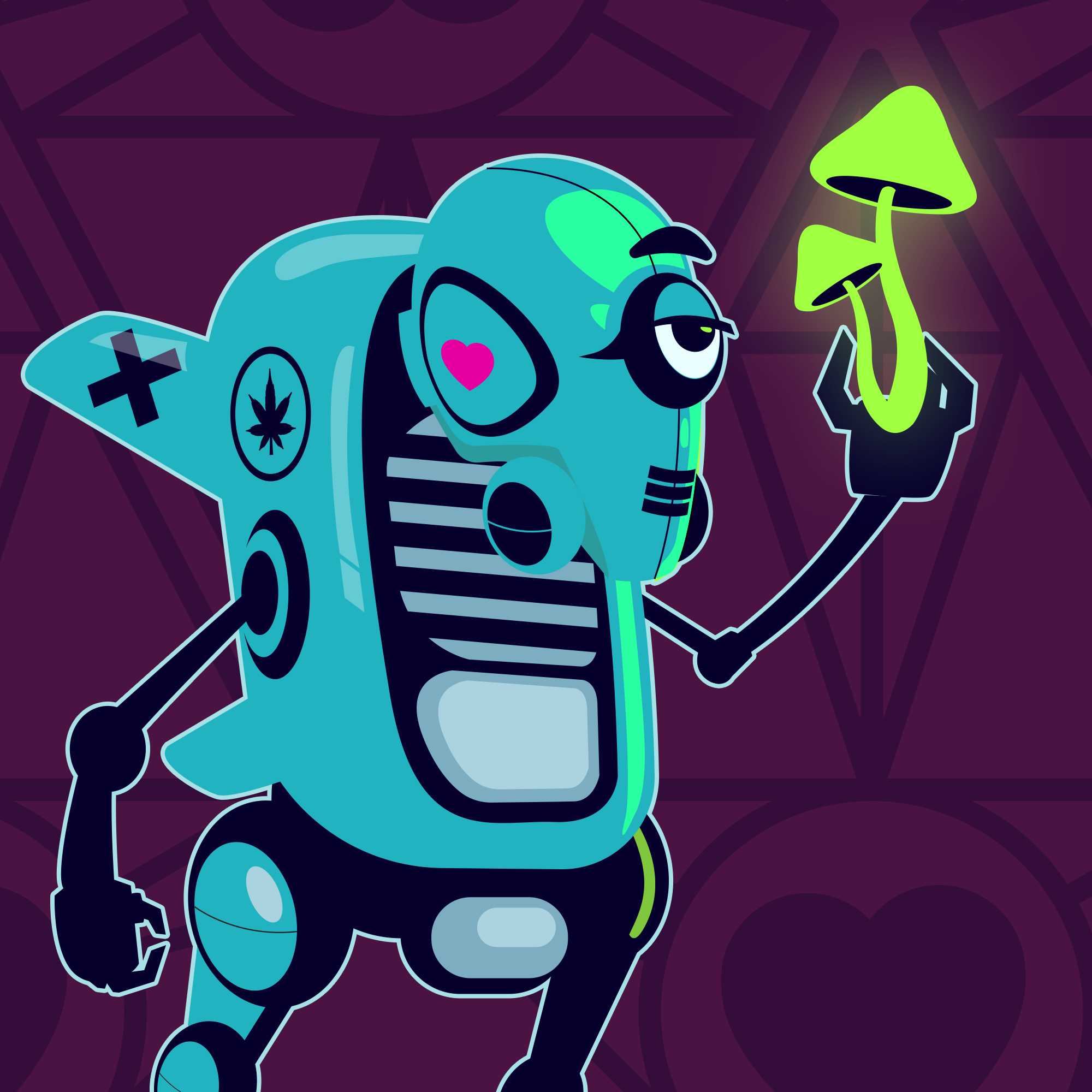 Mushroom Robots for NFT project