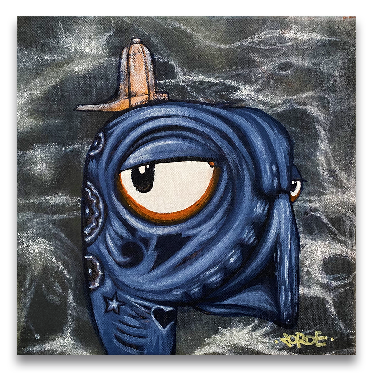 "Otherbird" acrylics on canvas
