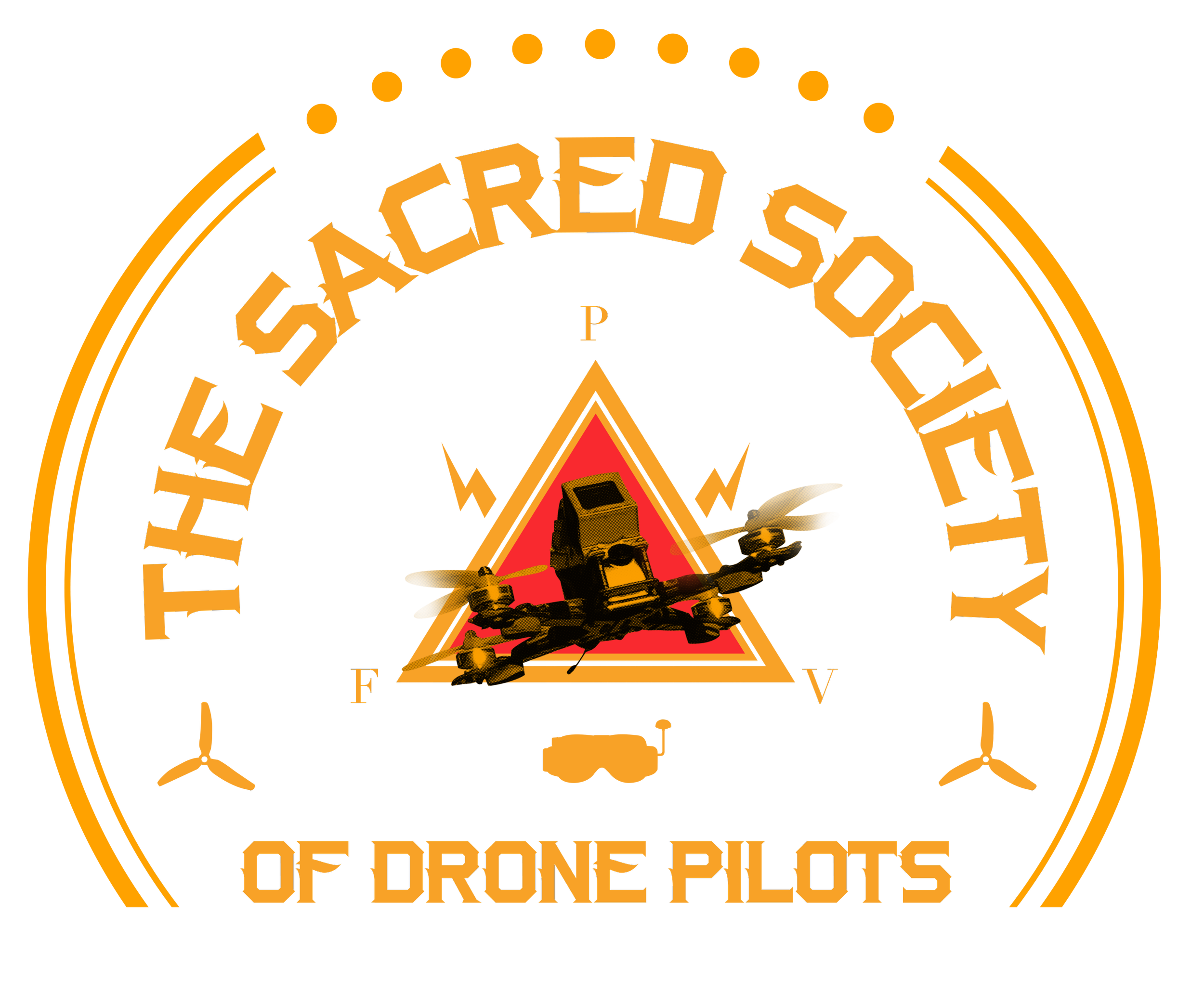 The Sacred Society of Drone Pilots design for shirts