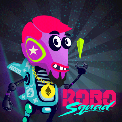 RoboSquad character design for NFT project