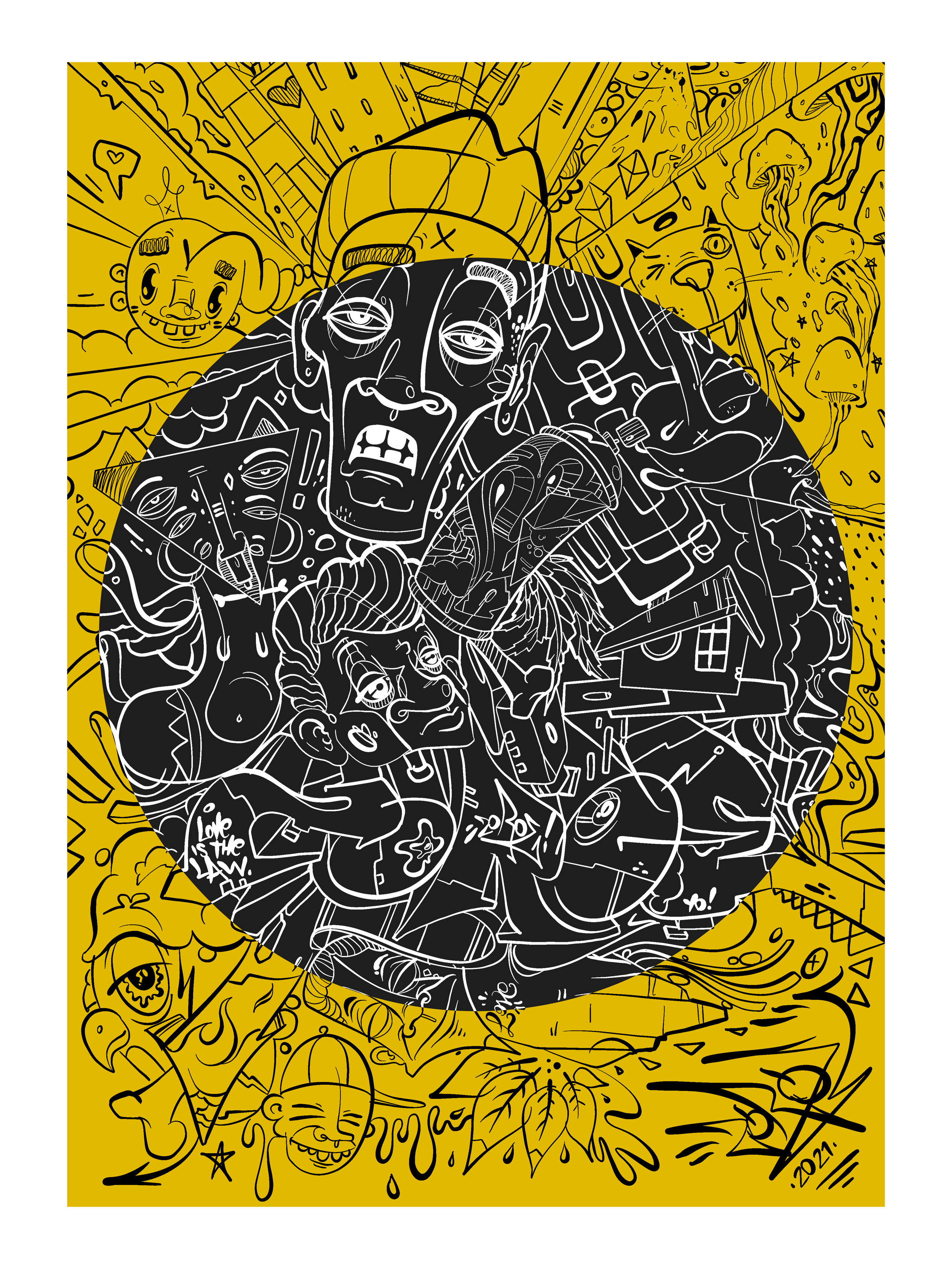 Zoroe madness poster / illustration