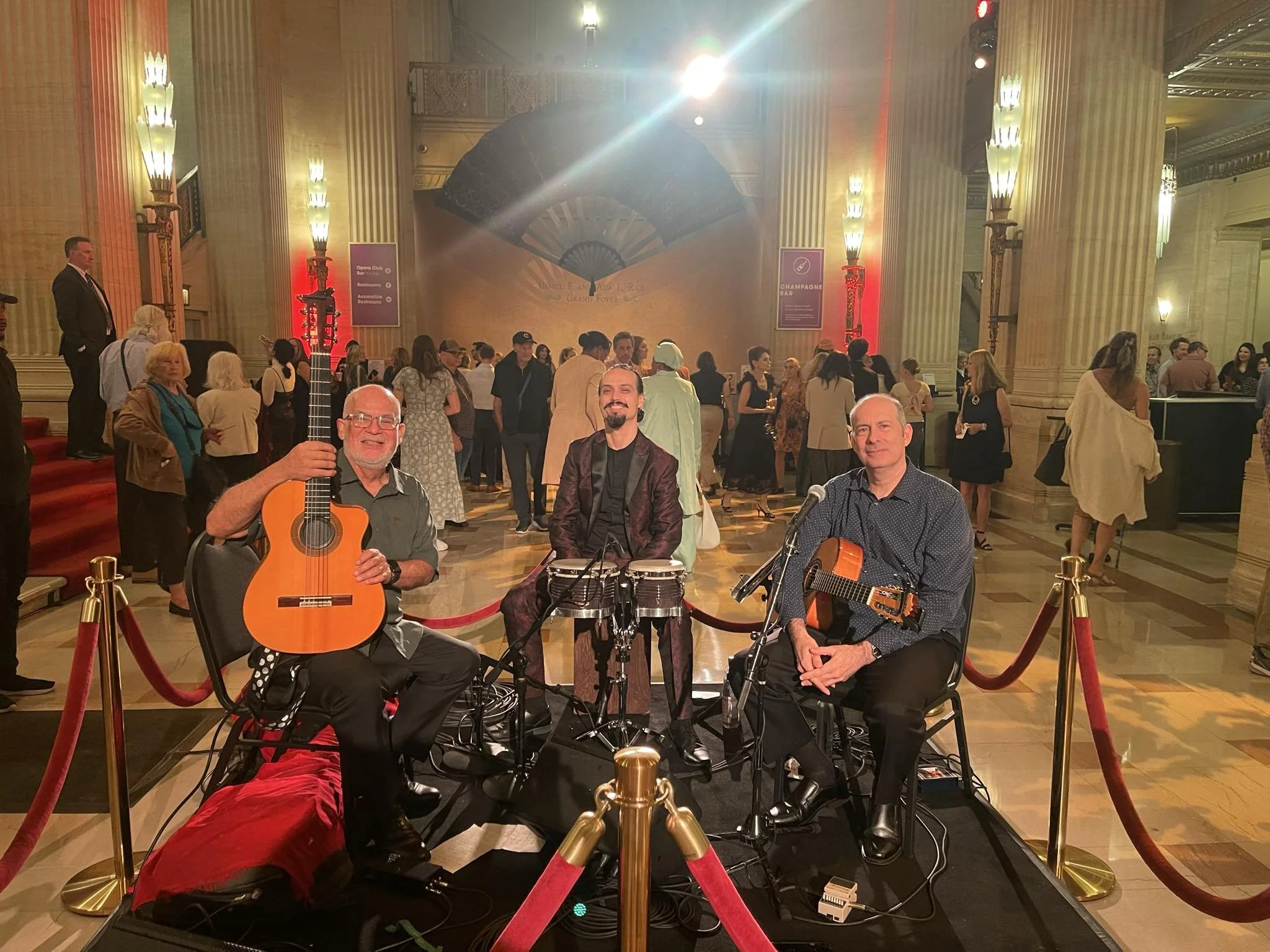 Flamenco pre-show for Carmen, by the Joffrey Ballet. Lyric Opera Building, September 2025. 