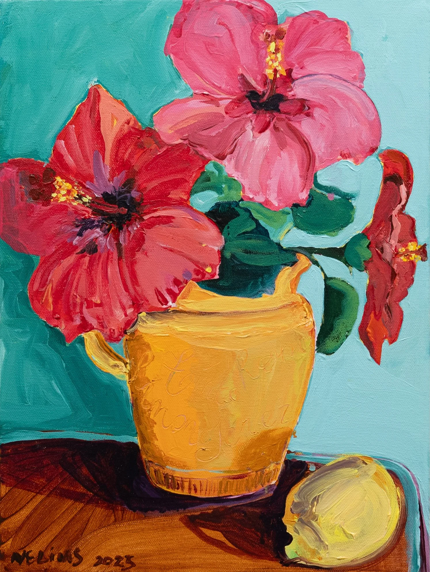 Found jug with Miró's lemon